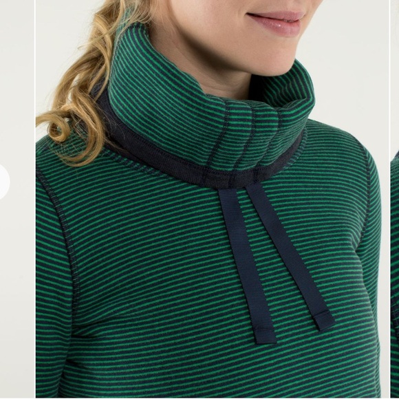 Lululemon- Avenue Pullover- GreenBean/Inkwell- ~Sz 12 (No Size Dot) - Picture 11 of 17